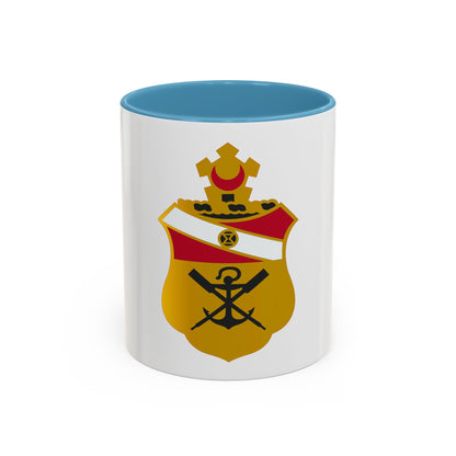 21 Engineer Battalion (U.S. Army) Accent Coffee Mug