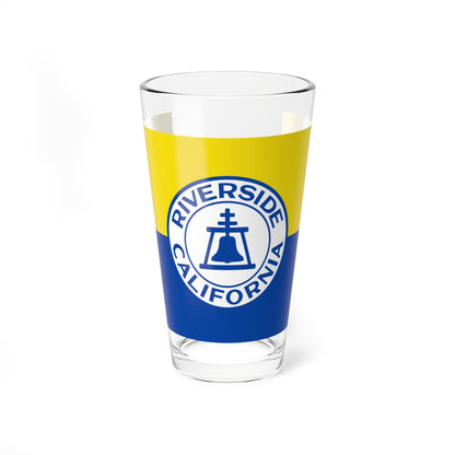 Flag of Riverside California 1967-2020 (United States) Pint Glass 16oz