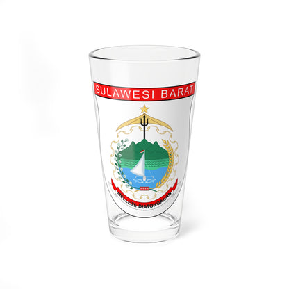 Coat of arms of West Sulawesi (Indonesia) (Coat of Arms) Pint Glass 16oz