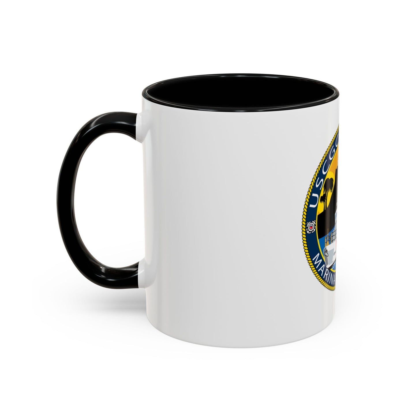 USCG Halibut Marina Del Ray CA (U.S. Coast Guard) Accent Coffee Mug