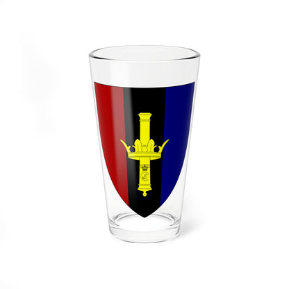 Emblem for the XIV-KRAR (Denmark) (Coat of Arms) Pint Glass 16oz