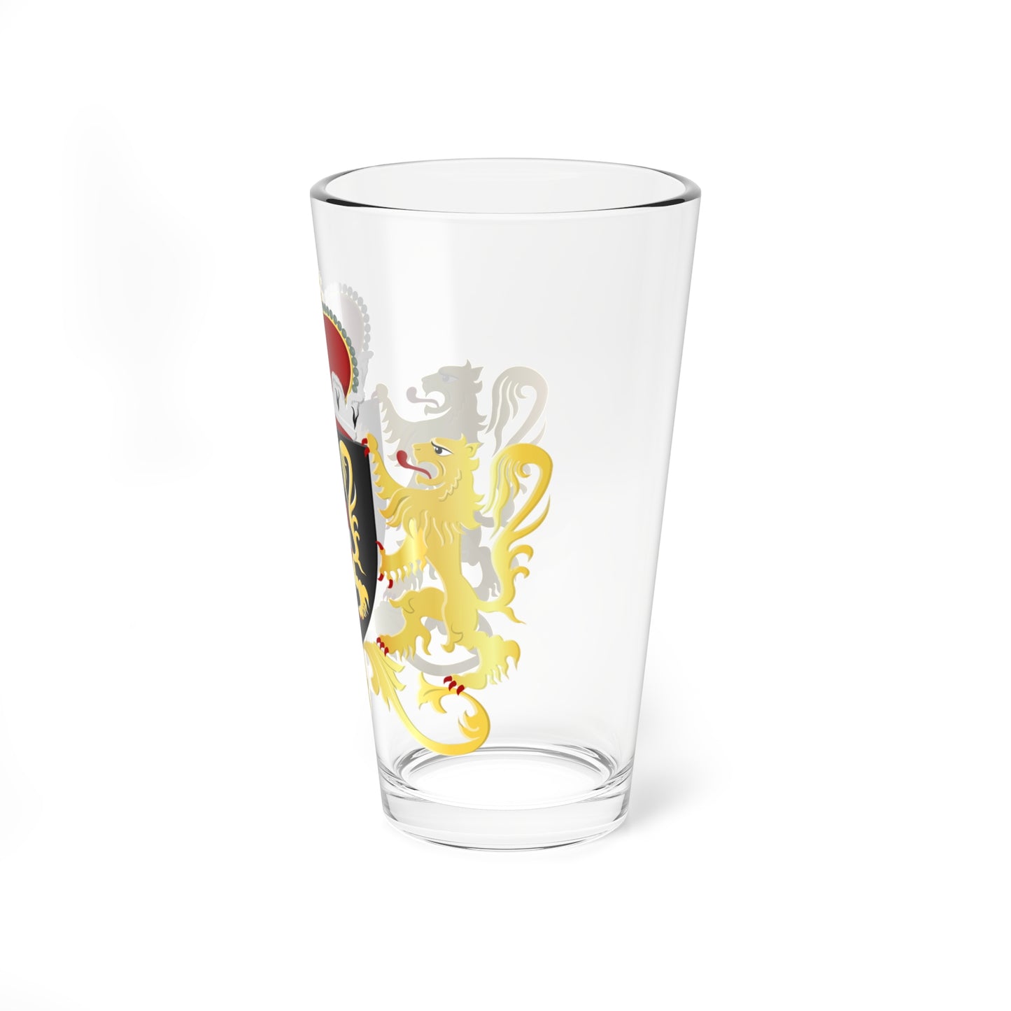 Vlaams Brabant wapen (Belgium) (Coat of Arms) Pint Glass 16oz