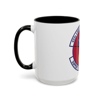433d Logistics Support Squadron (U.S. Air Force) Accent Coffee Mug