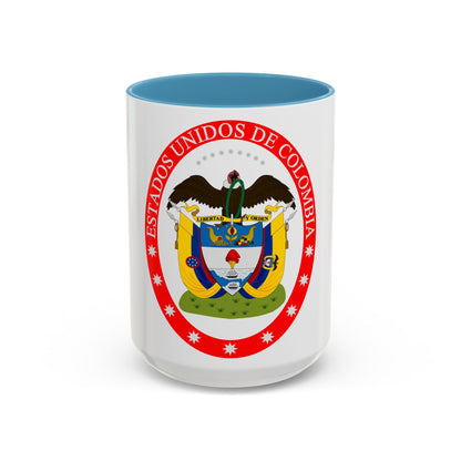 Coat of arms of the United States of Colombia - Accent Coffee Mug