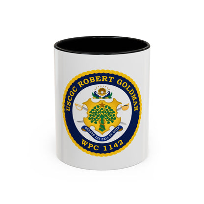 USCGC Robert Goldman WPC 1142 (U.S. Coast Guard) Accent Coffee Mug