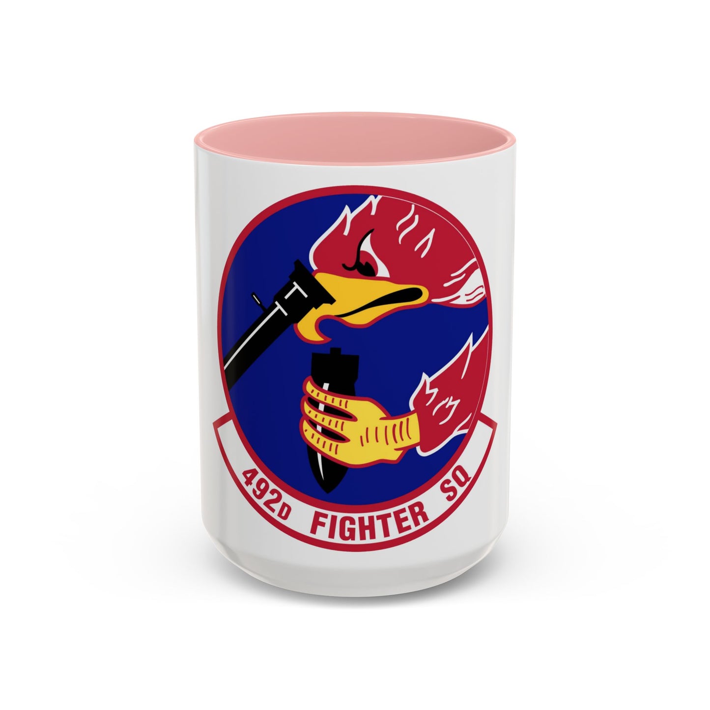 492d Fighter Squadron (U.S. Air Force) Accent Coffee Mug