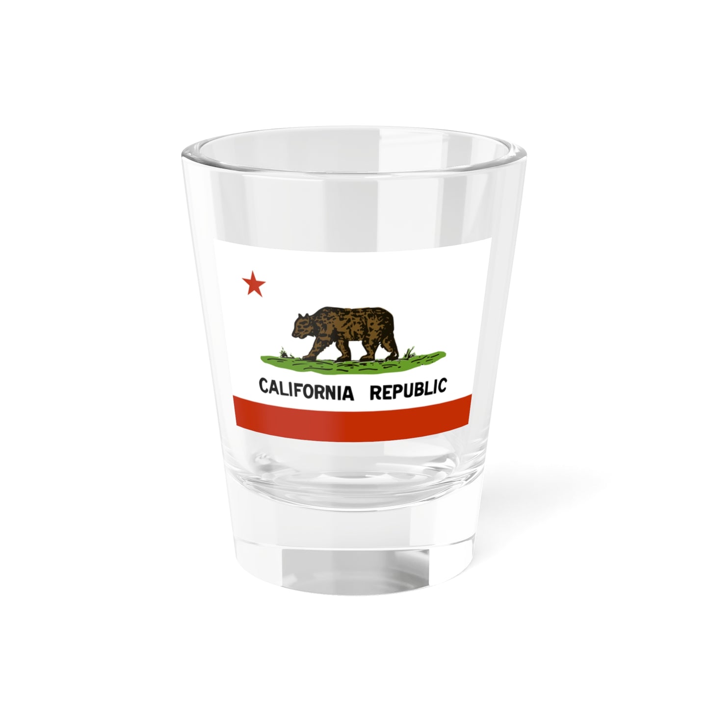 Flag of California 1911-1953 (United States) Shot Glass 1.5oz