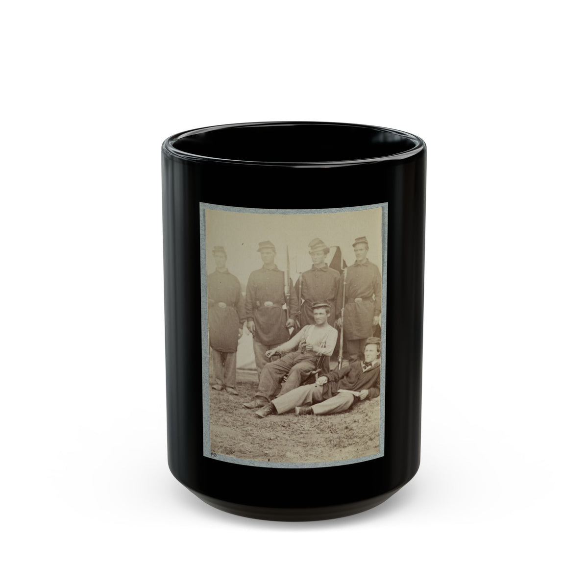2d Rhode Island Infantry 008 (U.S. Civil War) Black Coffee Mug