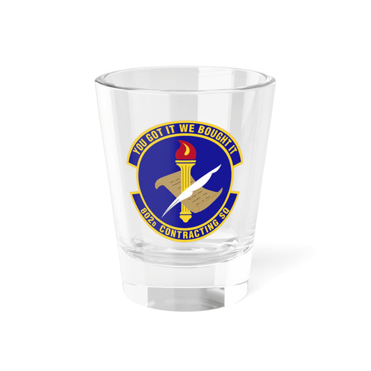 802d Contracting Squadron (U.S. Air Force) Shot Glass 1.5oz