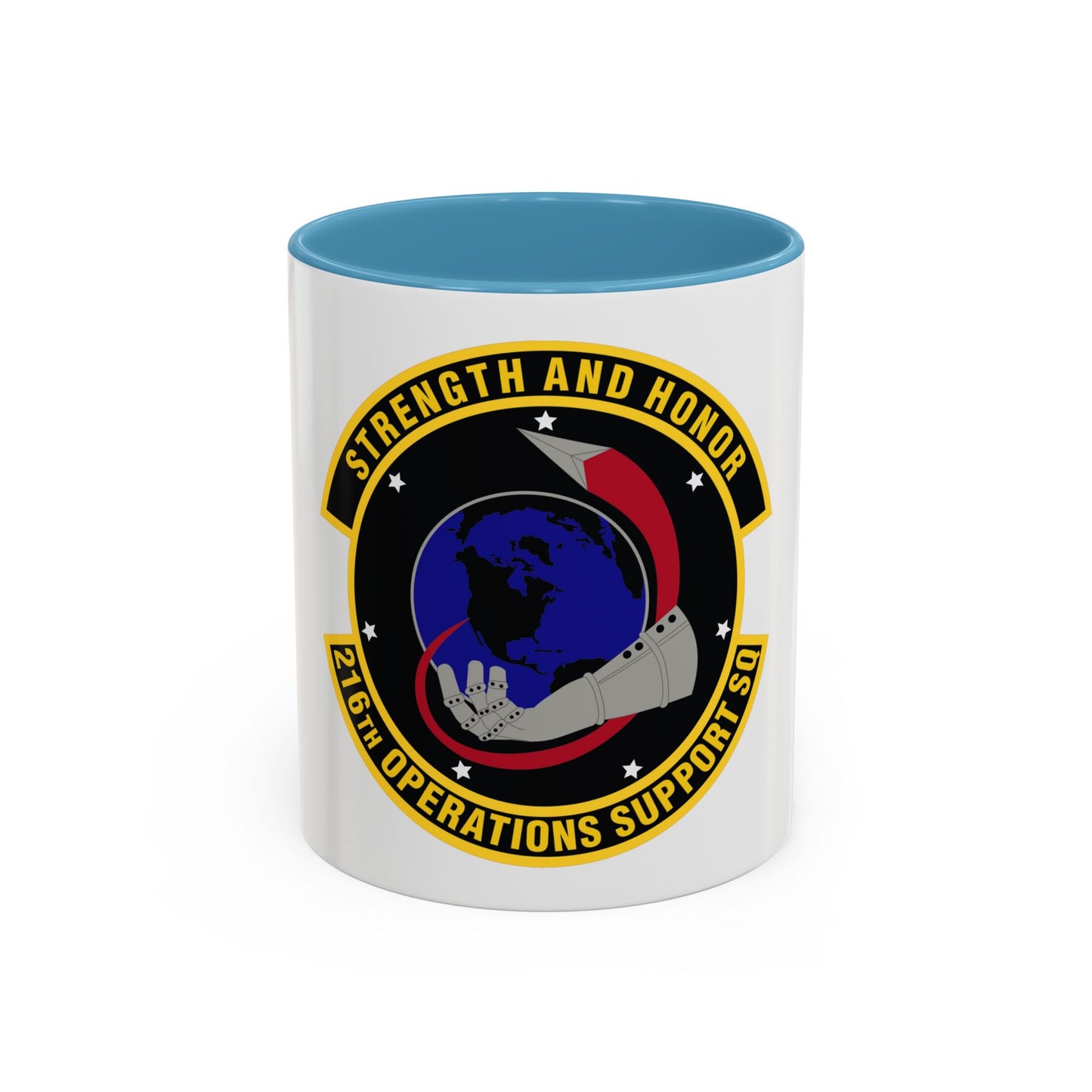 216th Operations Support Squadron (U.S. Air Force) Accent Coffee Mug