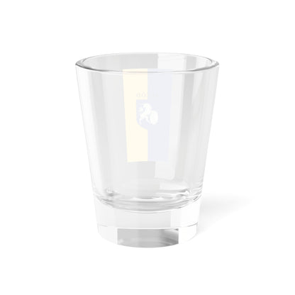 Flag of Aszod vertical  variant (Hungary) Shot Glass 1.5oz