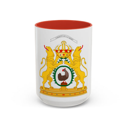 Coat of arms of the First Empire of Haiti - Accent Coffee Mug