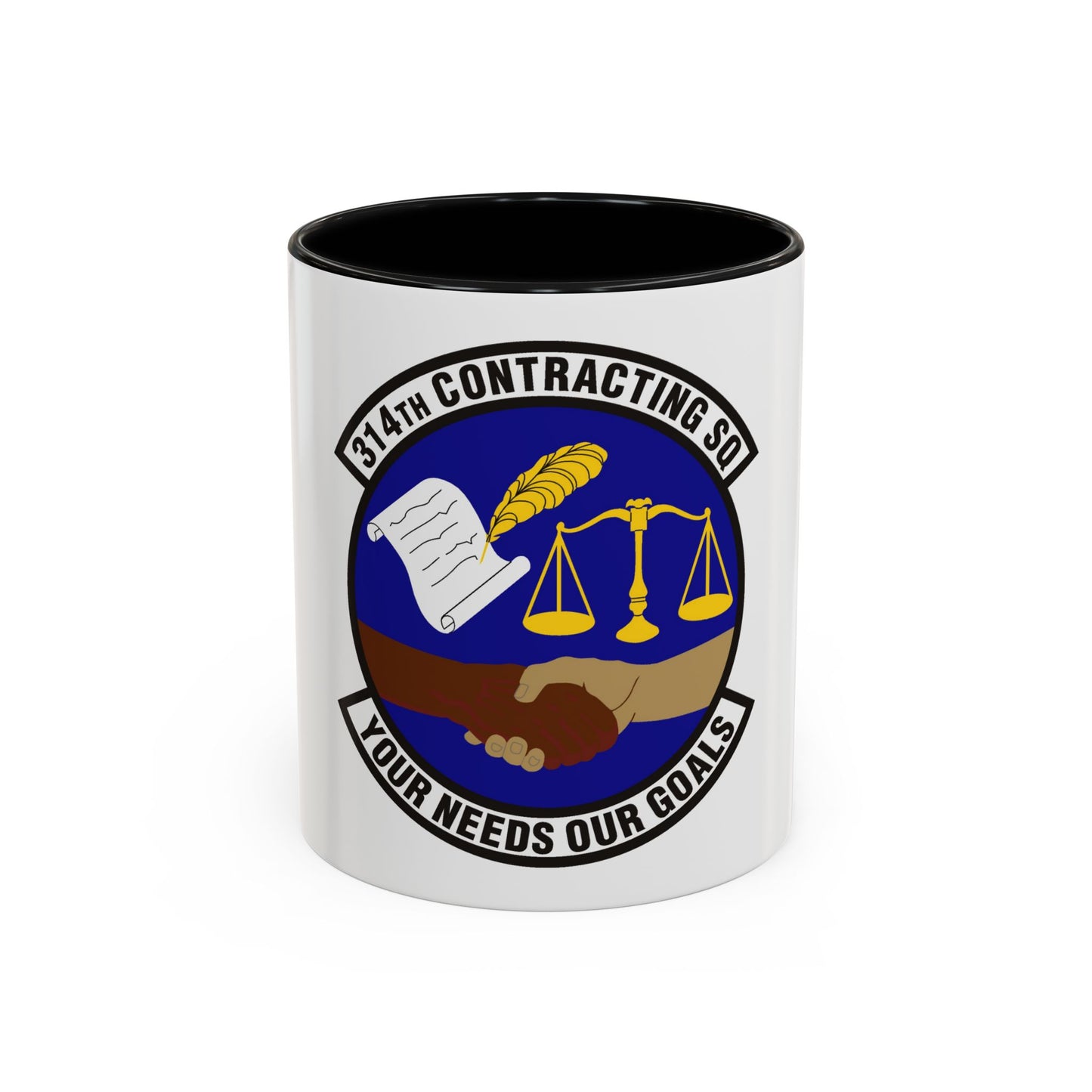 314th Contracting Squadron (U.S. Air Force) Accent Coffee Mug