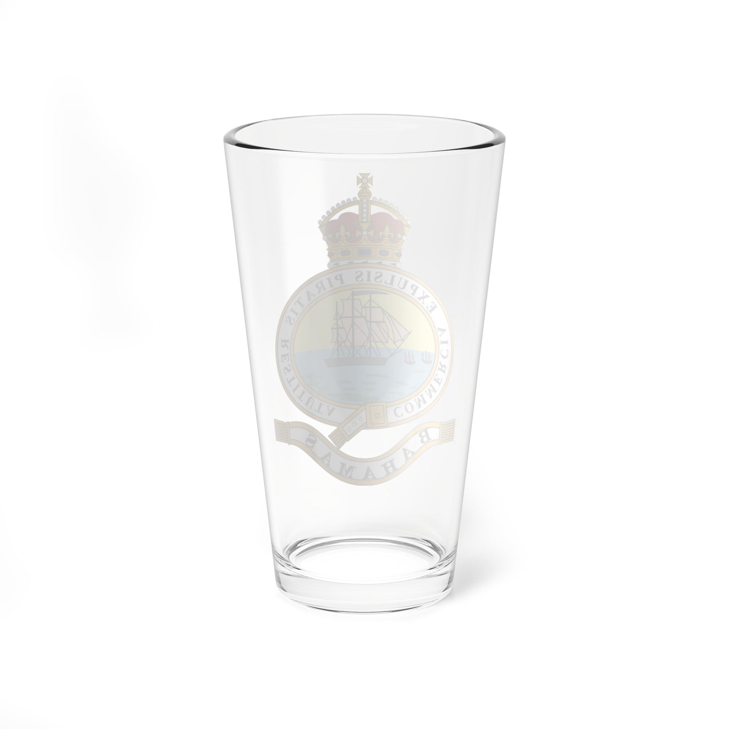 Emblem of the Bahamas 1904-1953 (Bahamas) (Coat of Arms) Pint Glass 16oz