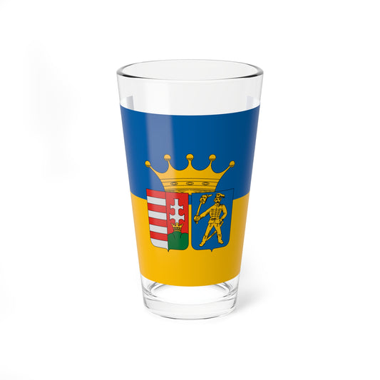 Flag of Nemesbod (Hungary) Pint Glass 16oz