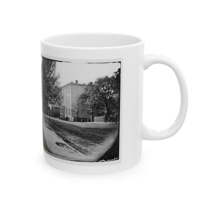 Richmond, Va. Residence Of Jefferson Davis (1201 East Clay Street) (U.S. Civil War) White Coffee Mug