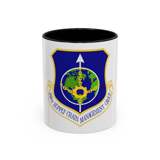 848 Supply Chain Management Group AFMC (U.S. Air Force) Accent Coffee Mug