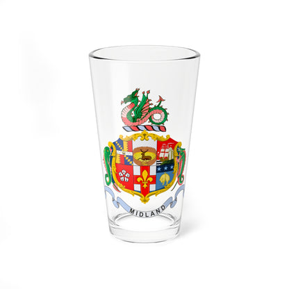 Midland Railway (United Kingdom) (Coat of Arms) Pint Glass 16oz
