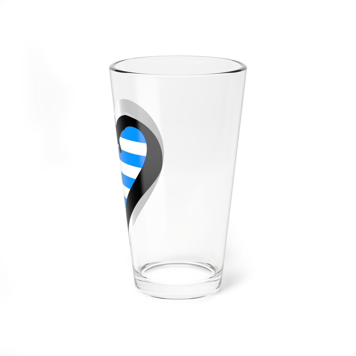EuroGreciaAnterior sky blue (Greece) Pint Glass 16oz