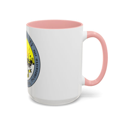 Seal of Downey California - Accent Coffee Mug