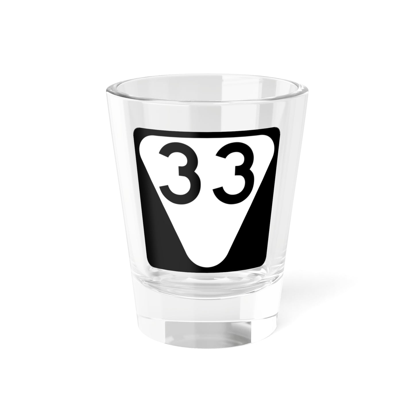 Secondary Tennessee 33 (Tennessee) (Road Sign) Shot Glass 1.5oz