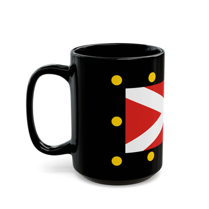 Flag of Hampton Poyle UK - Black Coffee Mug-Go Mug Yourself