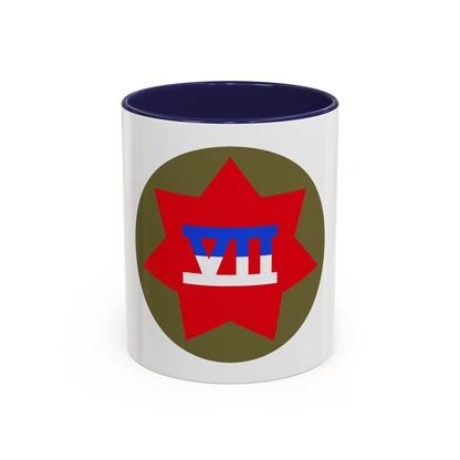 VII Corps (U.S. Army) Accent Coffee Mug