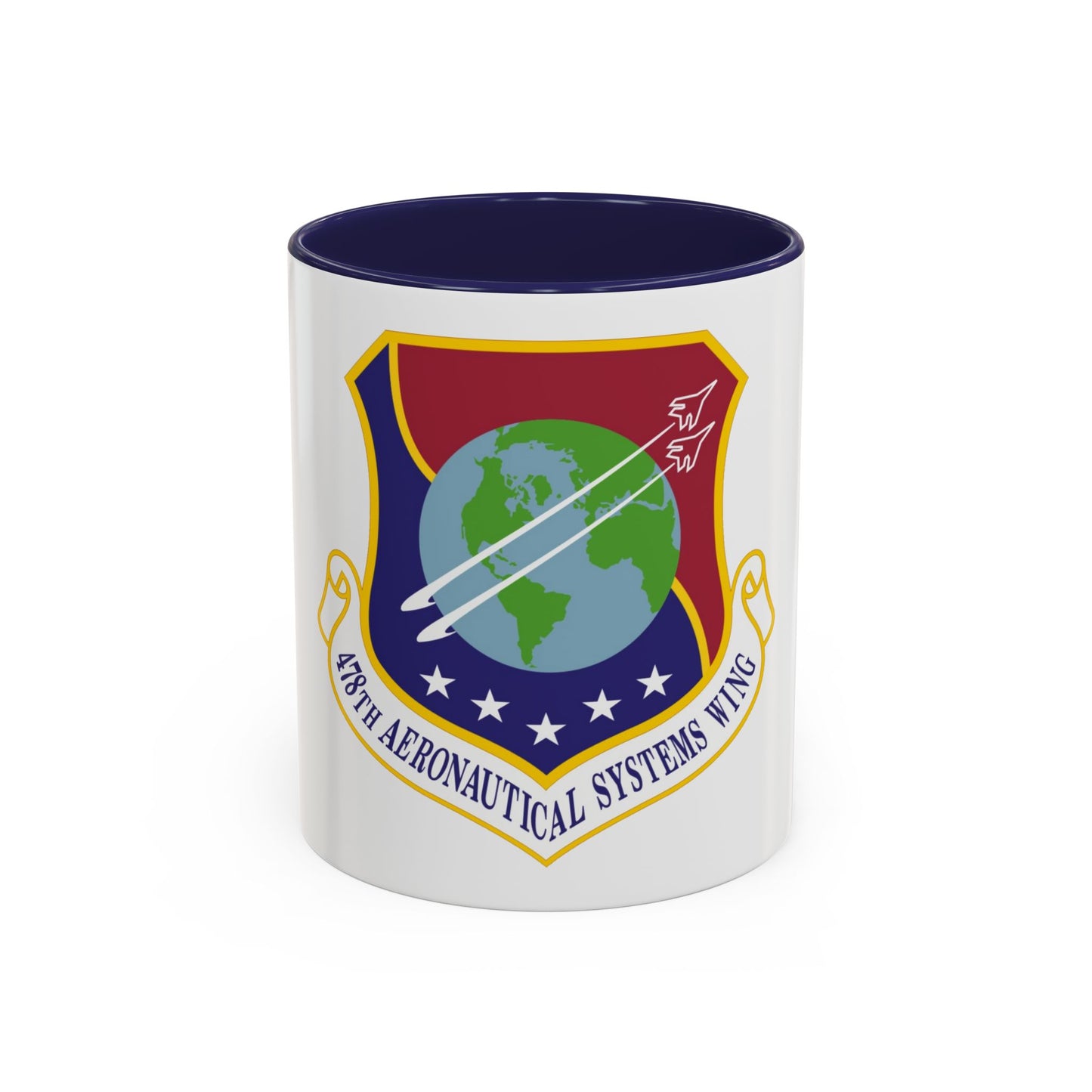 478th Aeronautical Systems Wing (U.S. Air Force) Accent Coffee Mug