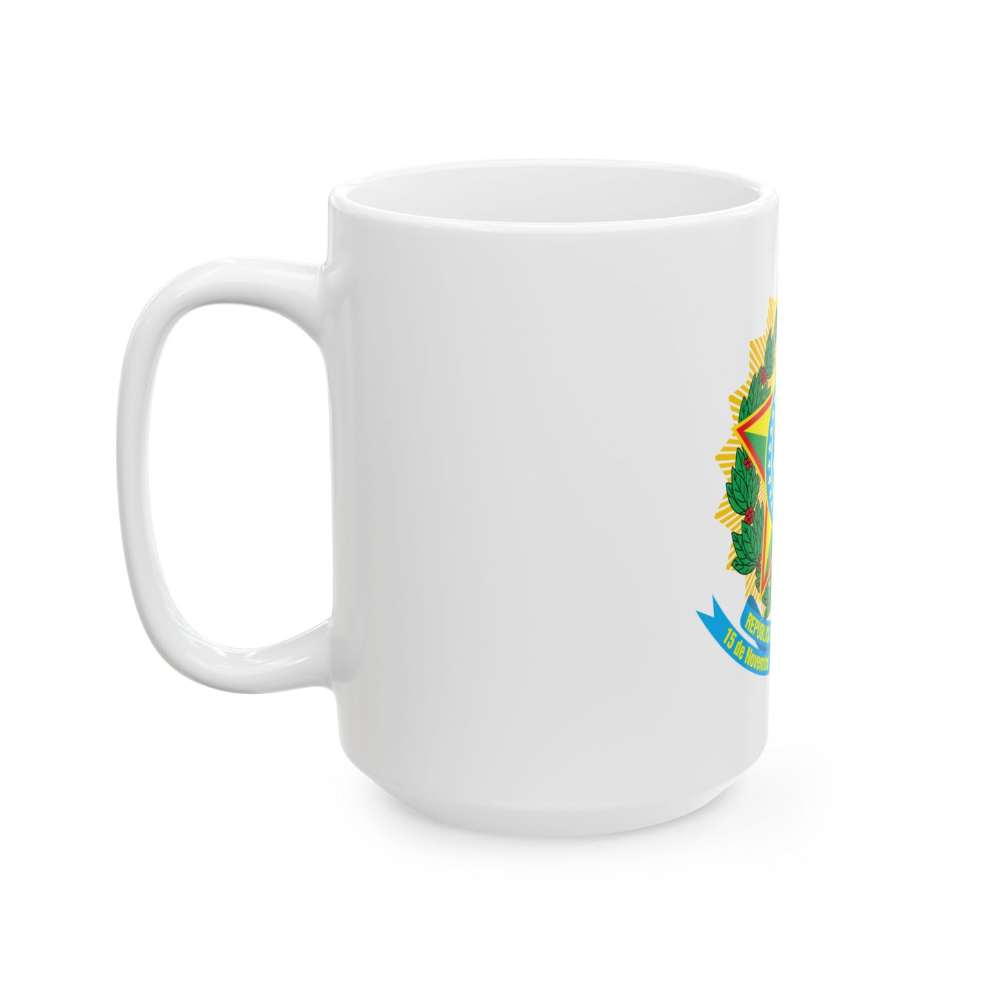 Coat of arms of Brazil - White Coffee Mug