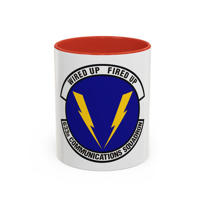 633d Communications Squadron (U.S. Air Force) Accent Coffee Mug