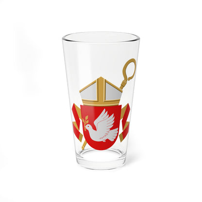 Tampereen piispan vaakuna (Finland) (Coat of Arms) Pint Glass 16oz