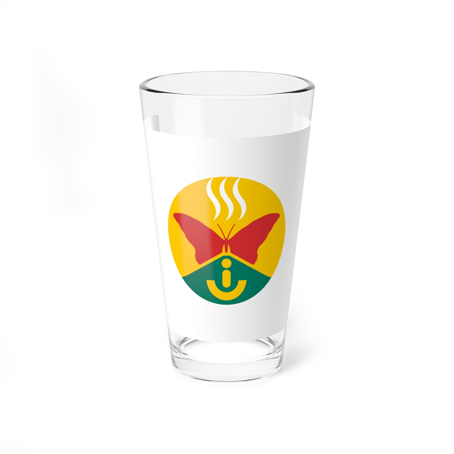 Flag of Ibusuki Kagoshima no text (Japan) Pint Glass 16oz