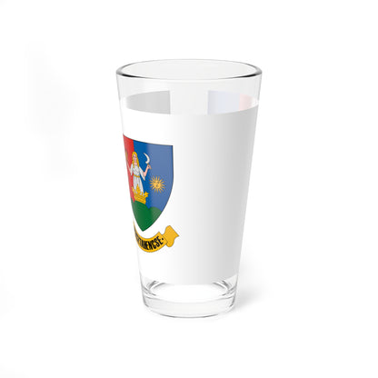 Flag of Pusztahencse (Hungary) Pint Glass 16oz