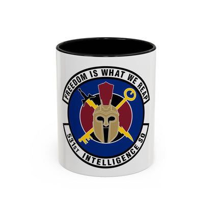 531 Intelligence Squadron ACC (U.S. Air Force) Accent Coffee Mug