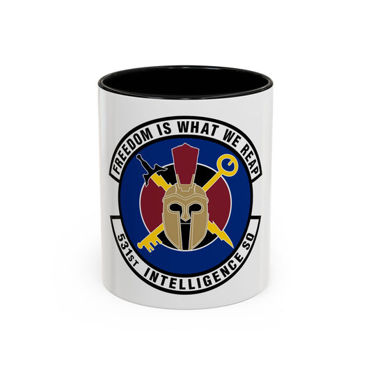 531 Intelligence Squadron ACC (U.S. Air Force) Accent Coffee Mug