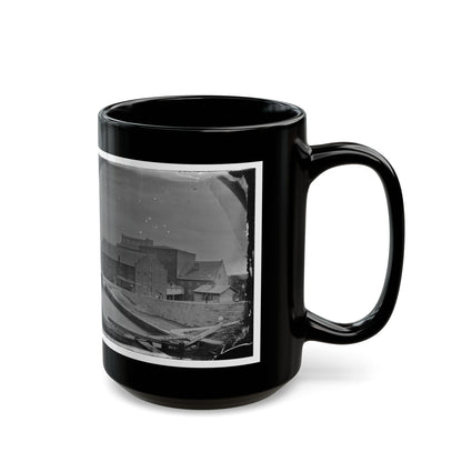 Richmond, Va. Haxall & Crenshaw's Flour Mill; Canal Lock In Foreground (U.S. Civil War) Black Coffee Mug