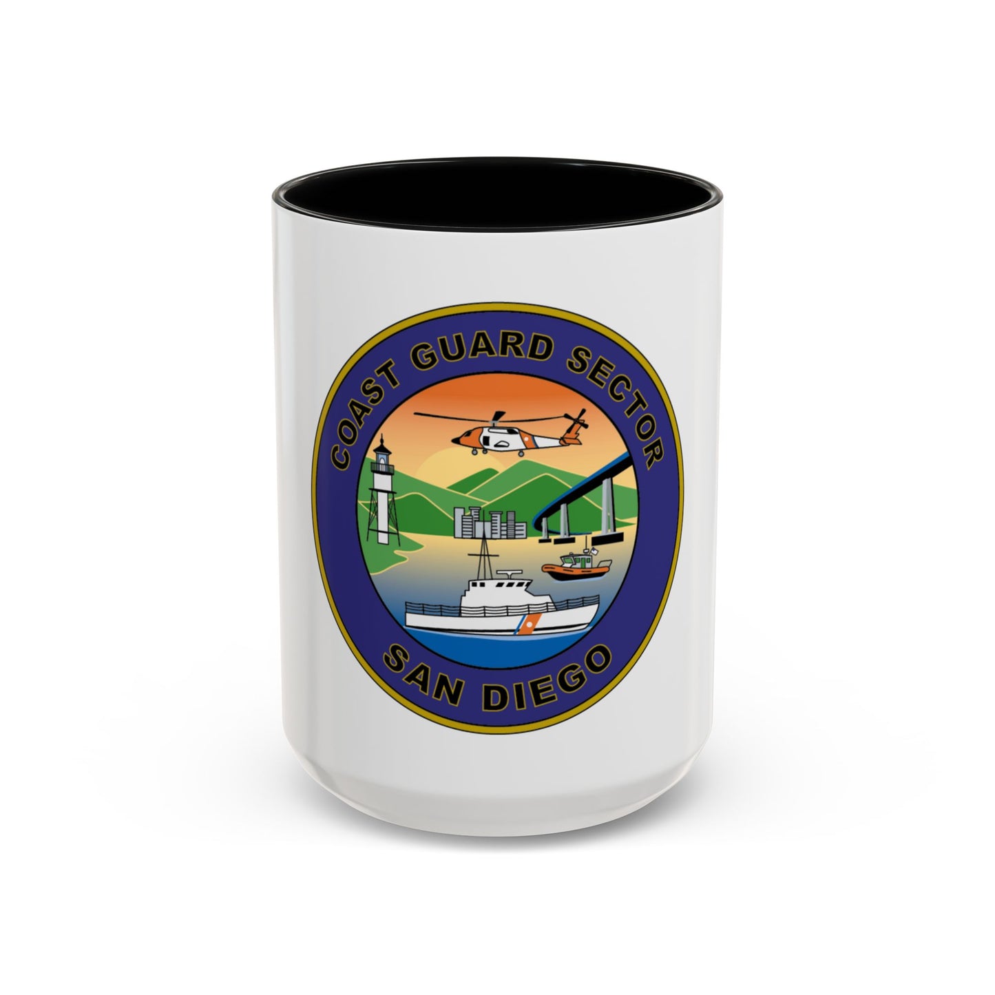 USCG Sector San Diego NEW 07 (U.S. Coast Guard) Accent Coffee Mug