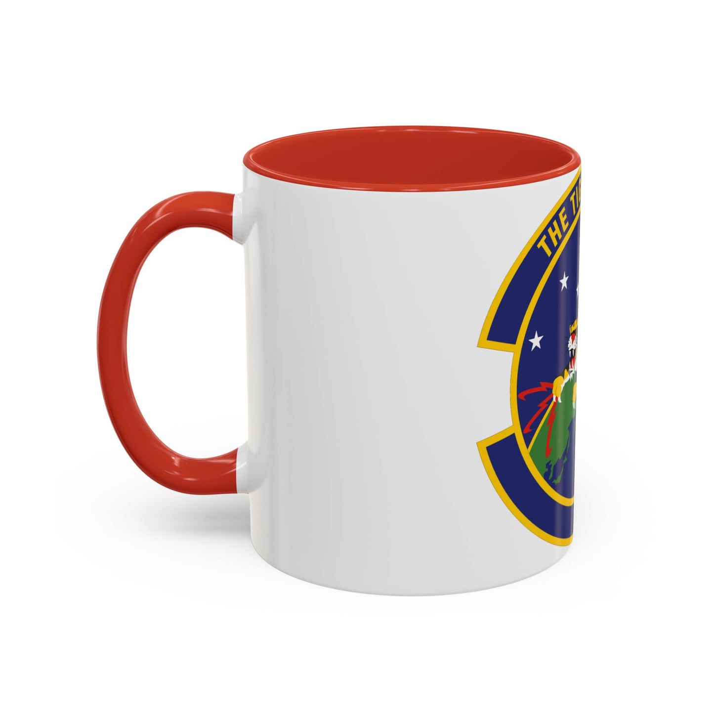 614 Air and Space Communications Squadron AFSPC (U.S. Air Force) Accent Coffee Mug