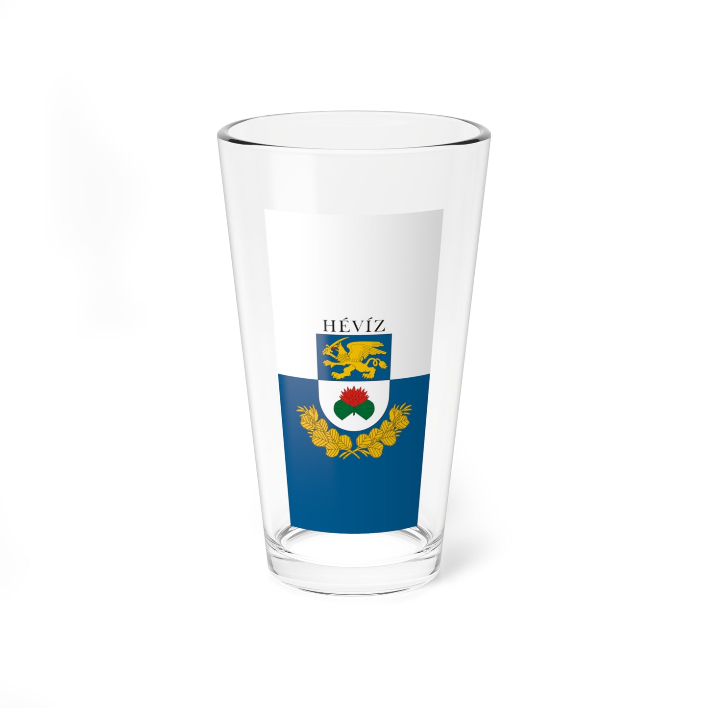 Flag of Heviz (Hungary) Pint Glass 16oz