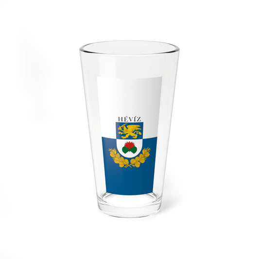 Flag of Heviz (Hungary) Pint Glass 16oz