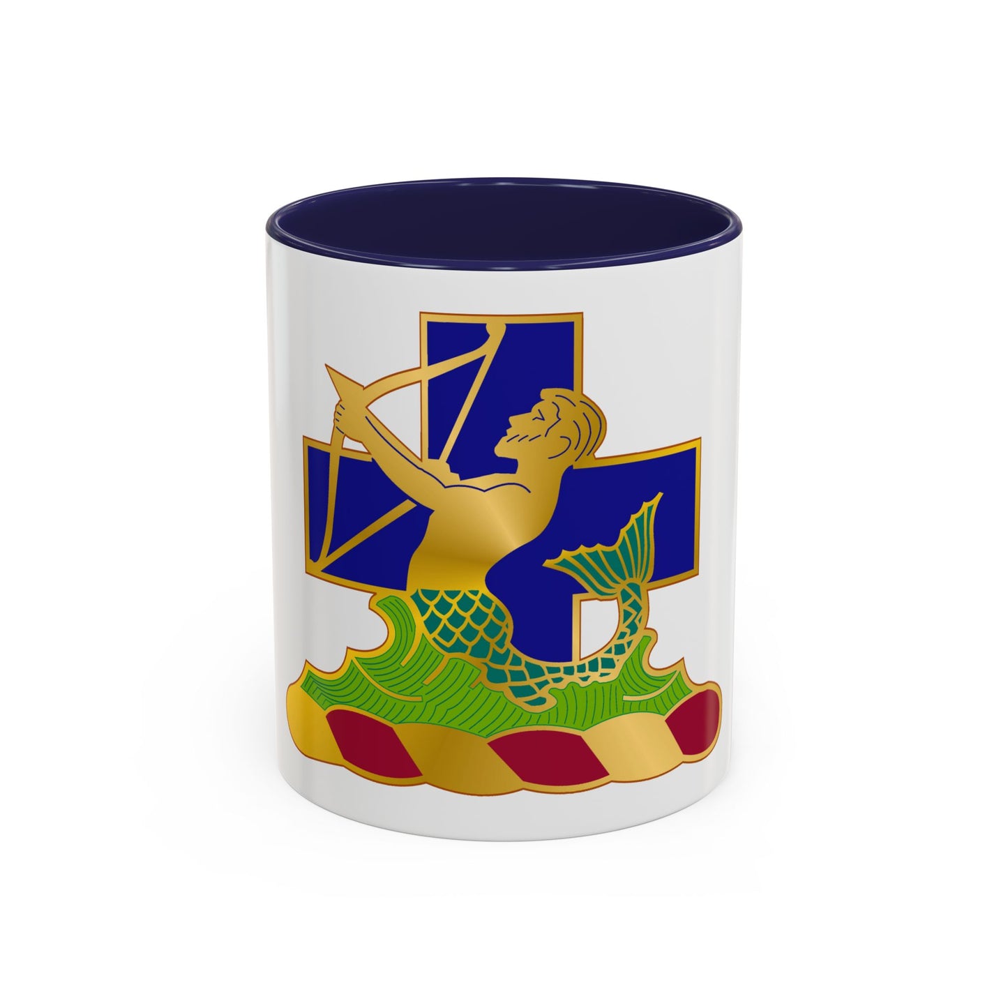 10th Antiaircraft Artillery Automatic Weapons Battalion (U.S. Army) Accent Coffee Mug