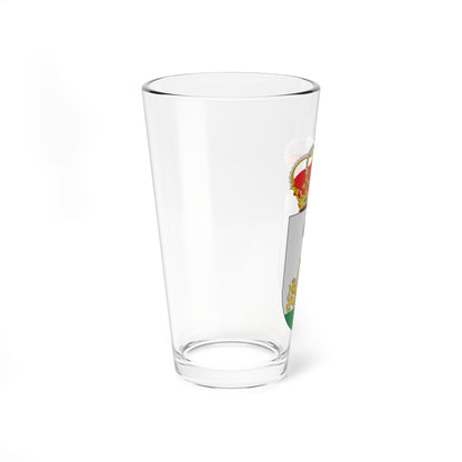 Escudo de Alcolea del Pinar Guadalajara (Spain) (Coat of Arms) Pint Glass 16oz