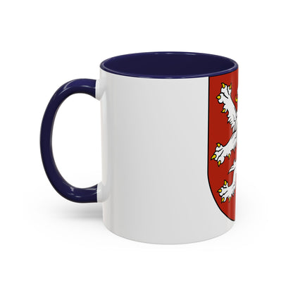 Small coat of arms of the Czech Republic - Accent Coffee Mug