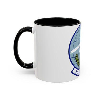 7th Airlift Squadron (U.S. Air Force) Accent Coffee Mug