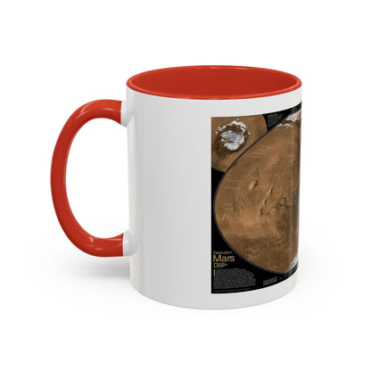 Space - MARS (2001) (Map) Accent Coffee Mug