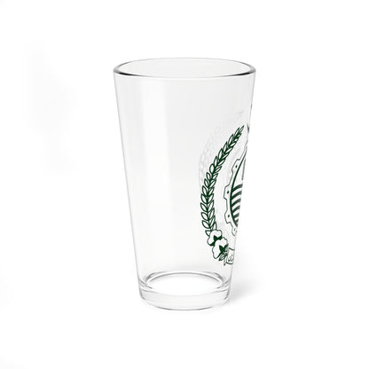 Emblem of West Pakistan green version (Pakistan) (Coat of Arms) Pint Glass 16oz