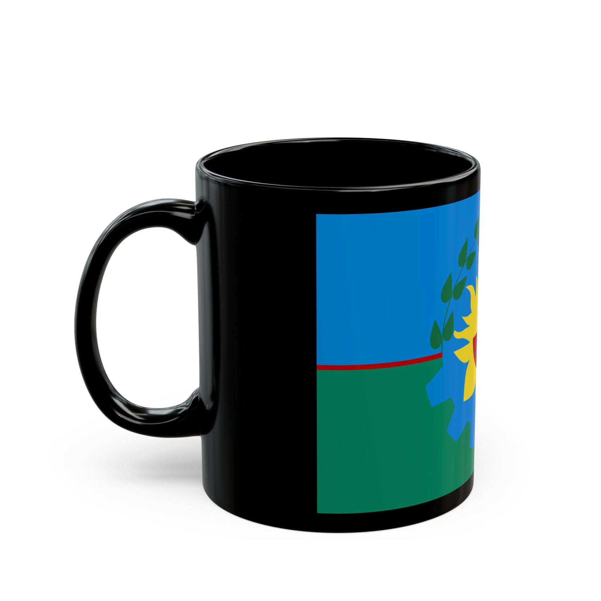 Flag of Buenos Aires Province Argentina - Black Coffee Mug-Go Mug Yourself