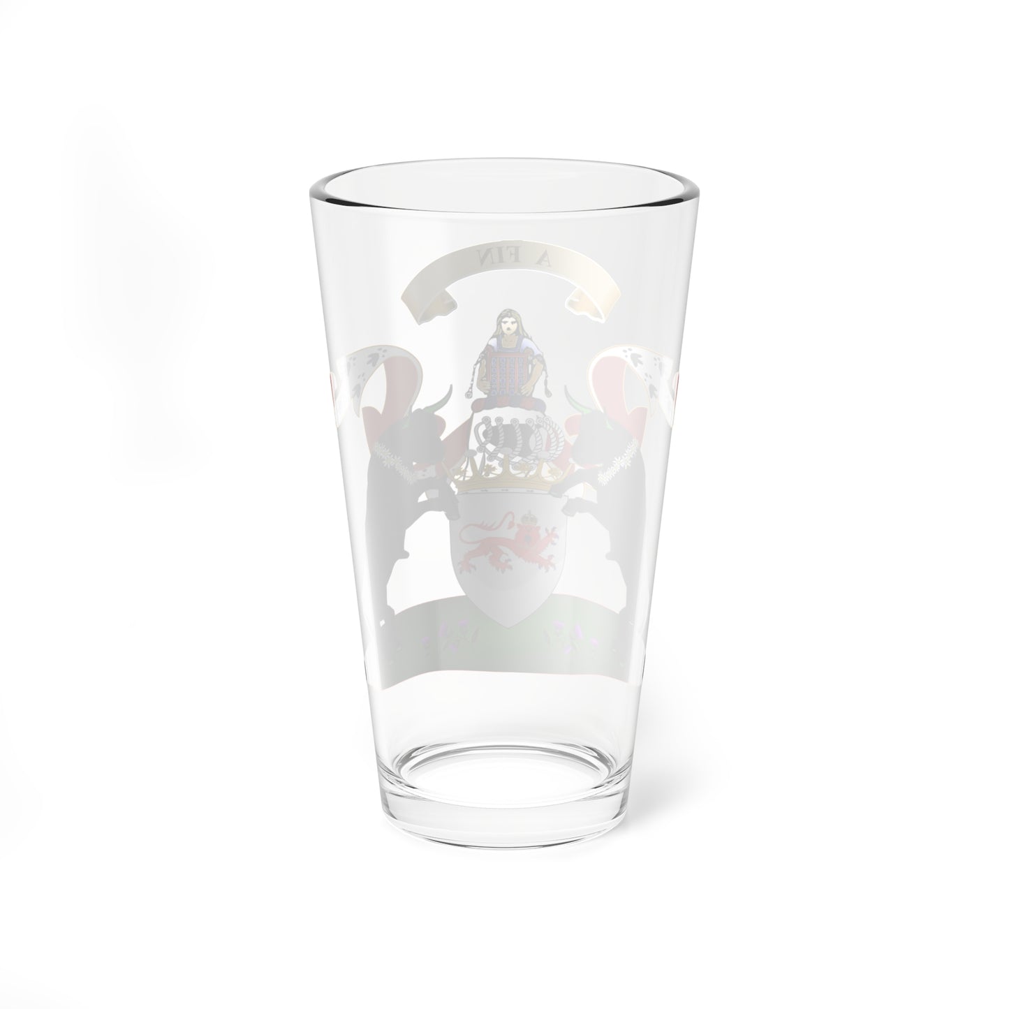 Earl of Airlie coat of arms (Scotland) (Coat of Arms) Pint Glass 16oz