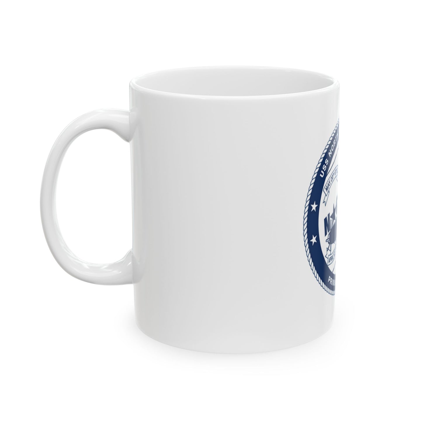 USS North Carolina SSN 777 (U.S. Coast Guard) White Coffee Mug