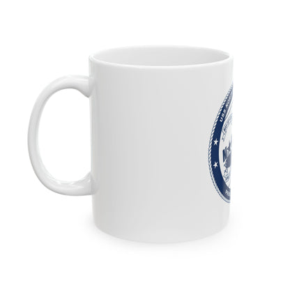 USS North Carolina SSN 777 (U.S. Coast Guard) White Coffee Mug